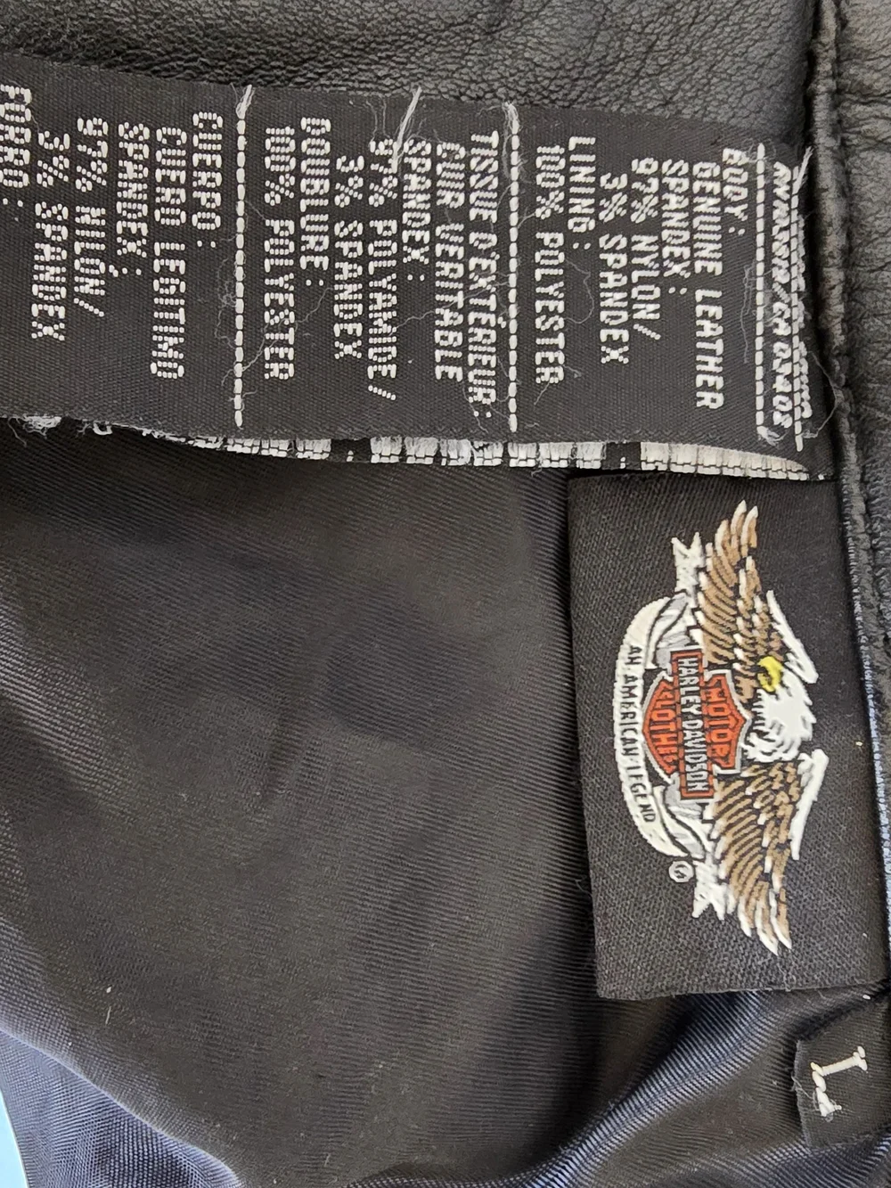 Harley Davidson Unisex Chaps, Size L